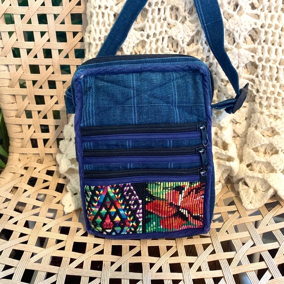 Bags Ruth Y Nohemi Embroidered Denim Crossbody Bag Poshmark